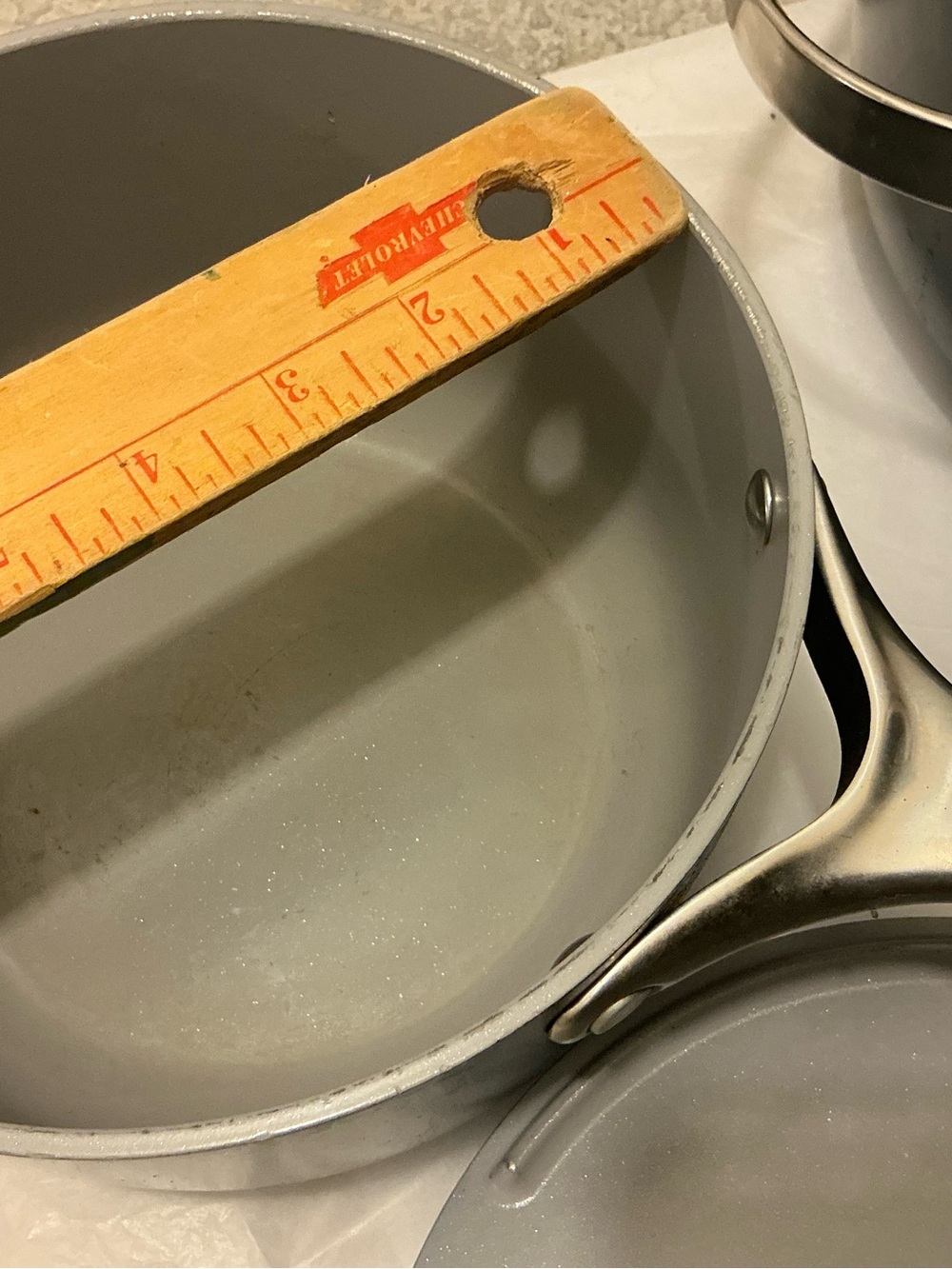 Caraway Home Non-Stick Dutch Pan Navy  Casserole Pan & sauce pan set of 2 - Picture 14 of 15